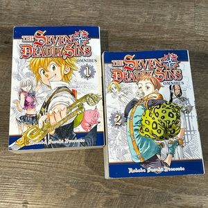 Seven Deadly Sins set of 2 books: 3 volumes in 1, series 1-6 Dakaba Suzuki Manga